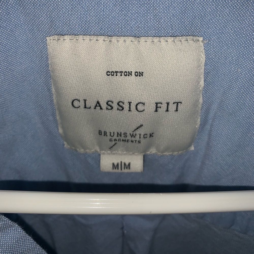 blue button up - Picture 3 of 3